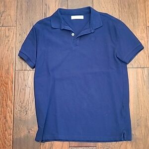 💰 Zara boys navy blue Polo style shirt size 11-12